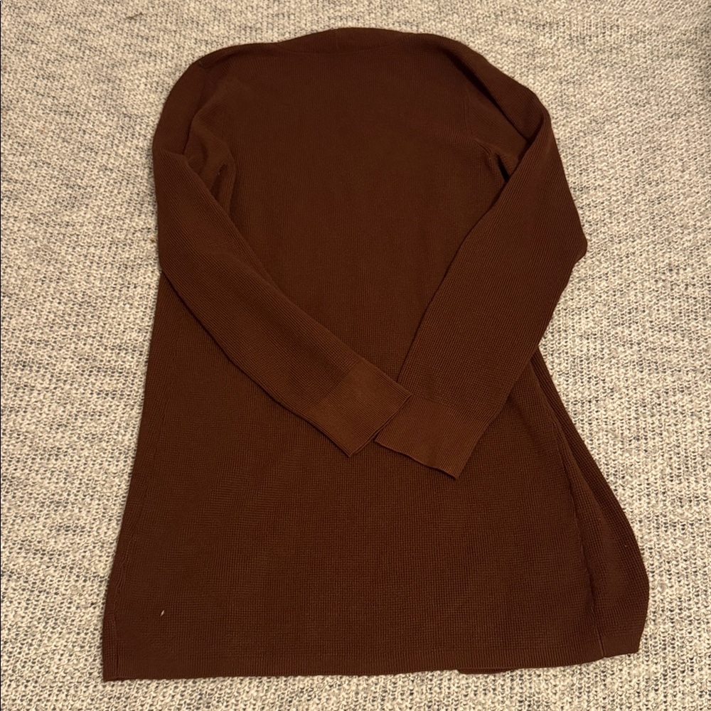 Cyrus Open Front Cardigan – Women’s Small – Chocolate Brown - Picture 4 of 4